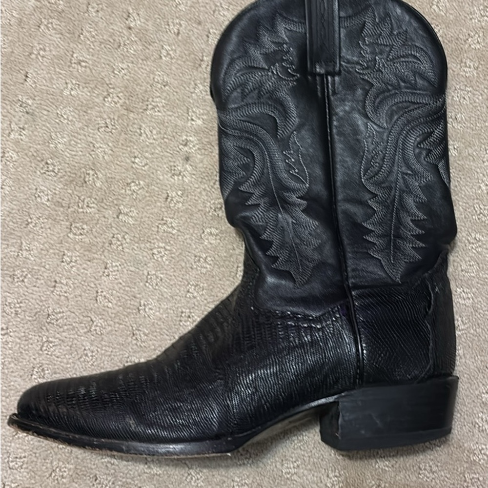 Dan Post lizard genuine skin boots